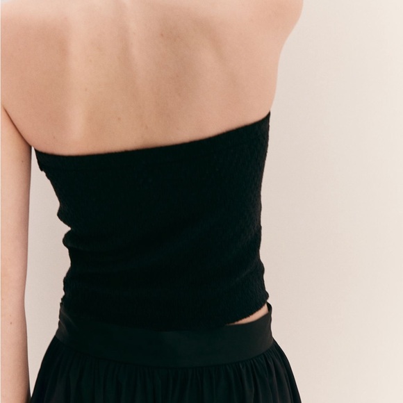 Bead detail textured tube top - Picture 5 of 5